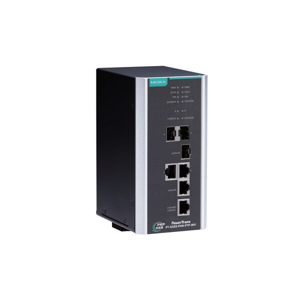 Iec 61850-3, Iec 62439-3 Full Gbit MgdRedndncy Box, Pt-G503-Phr-Ptp-Hv